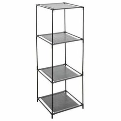 Regał metalowy Mix n`Modul 5five loftowy szary 3-komorowy do salonu i sypialni 98 cm